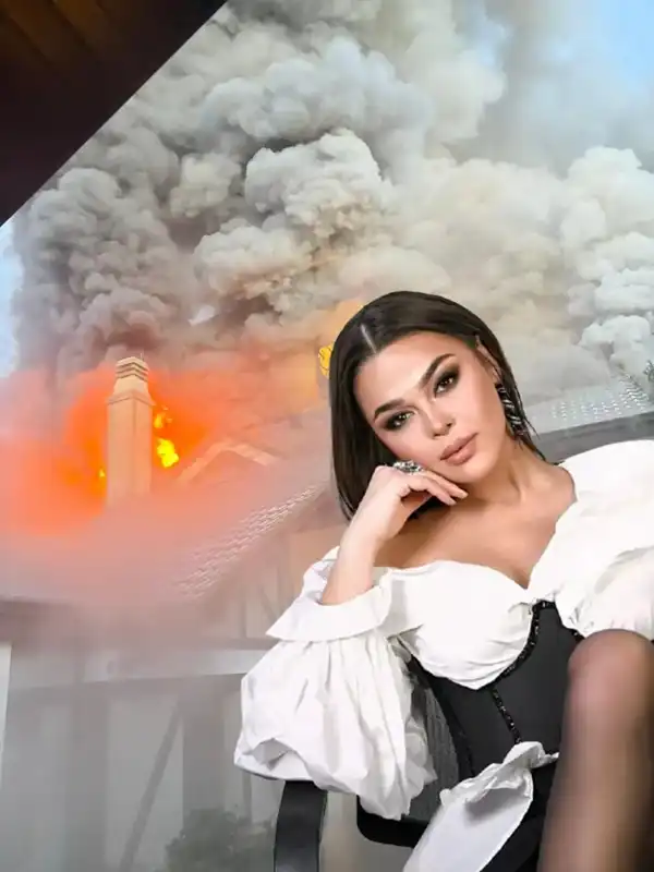 Aslıhan Karalar'ın Evi Yanarak Kül Oldu! Ünlü Oyuncu Hastaneye Kaldırıldı