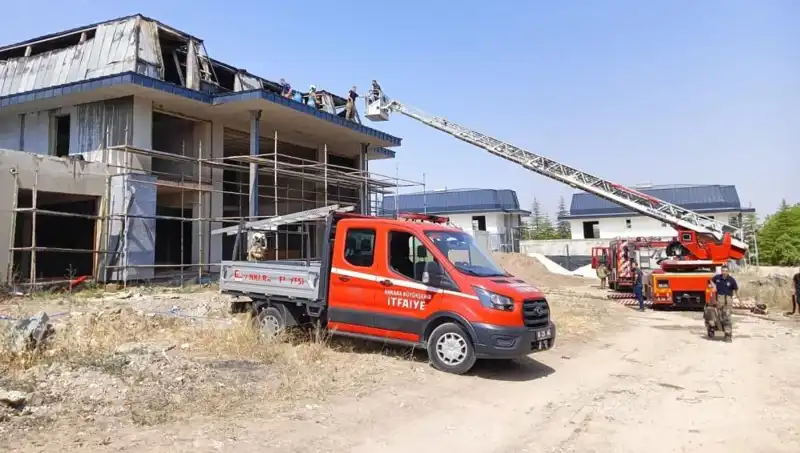 Gölbaşı’nda Villalar Arasında Yangın Paniği: Olayın Ardındaki Sebepler