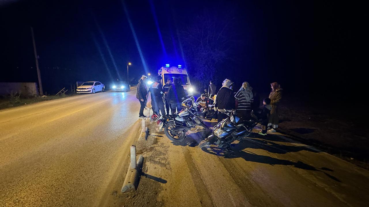 Motosikletler İkinci Kaza Sonucu Rol Alıyor